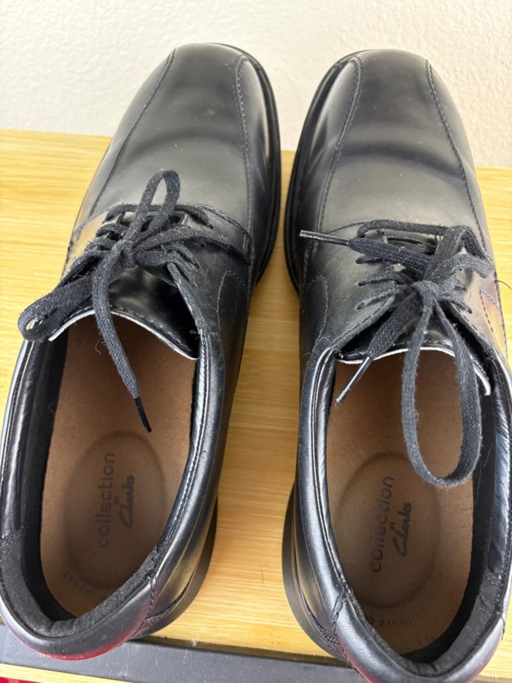 Clarks Men's Kempton Run Black Lace Up Size 12